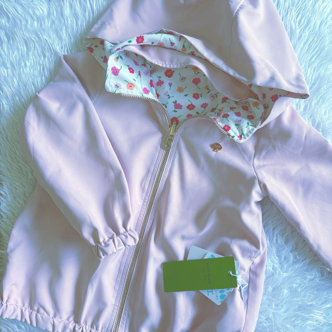 〈新品〉ケイトスペード　フラワーリバーシブルウィンドブレーカー【110】