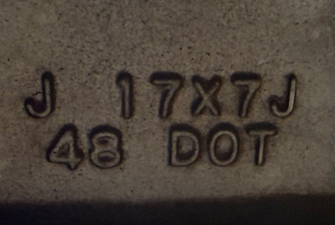 スバル SUBARU VX 純正アルミ 17×7j 100 5H +48 4枚