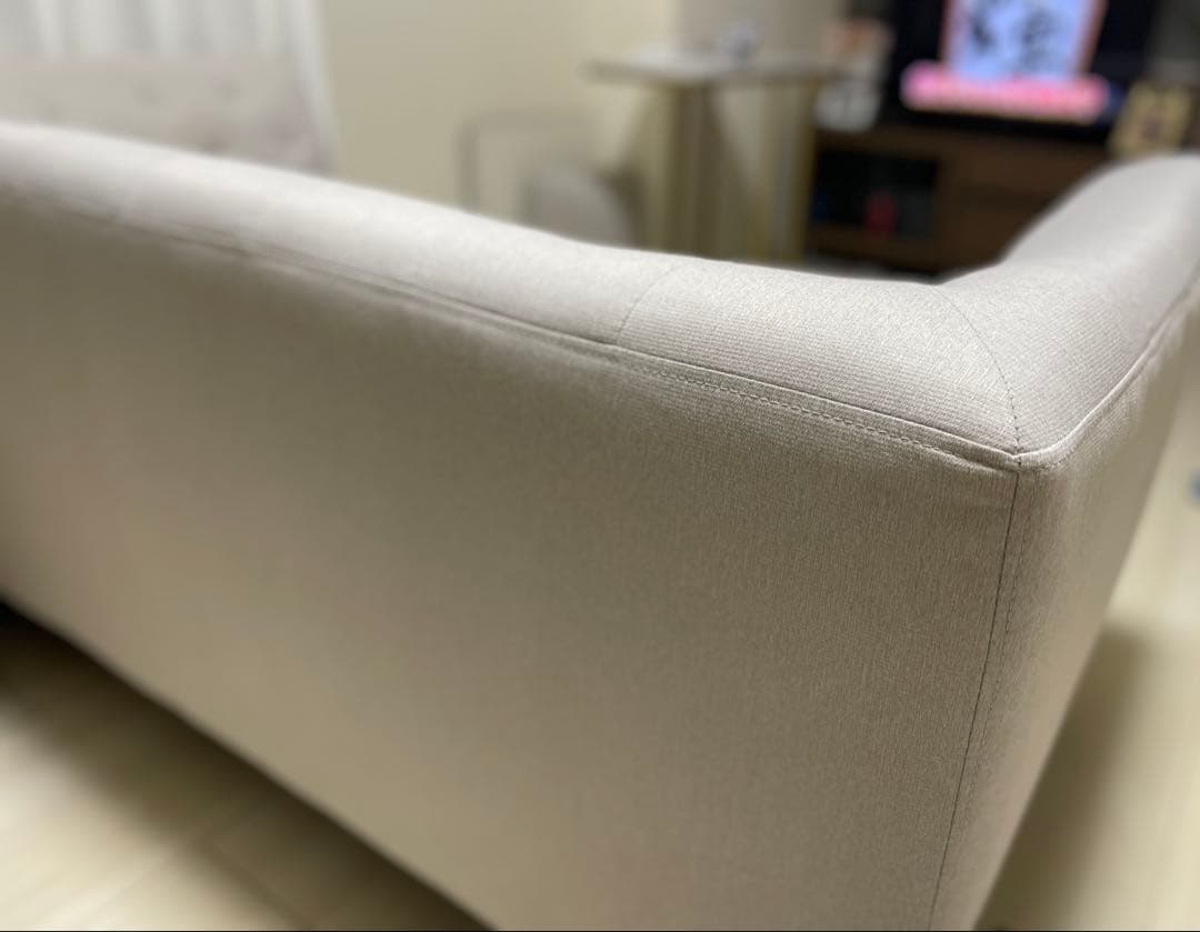 専用ページ　LOWYA ライトグレー2人掛けソファ 2/1本日まで