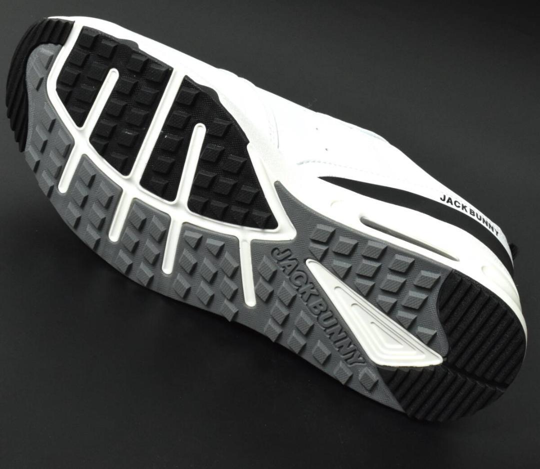 未使用 ジャックバニー エアーソール ゴルフシューズ 27 ホワイト