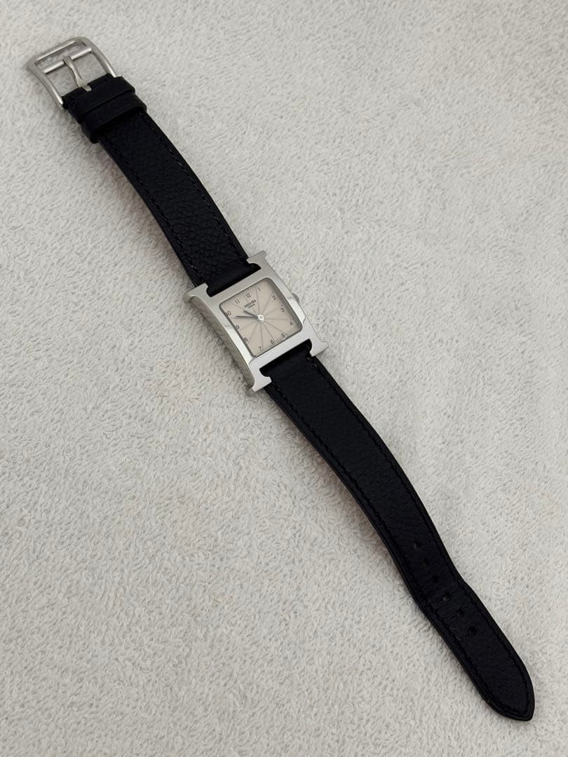 【美品】エルメス Hウォッチ クォーツ【HH1.210】【稼働品】レディース