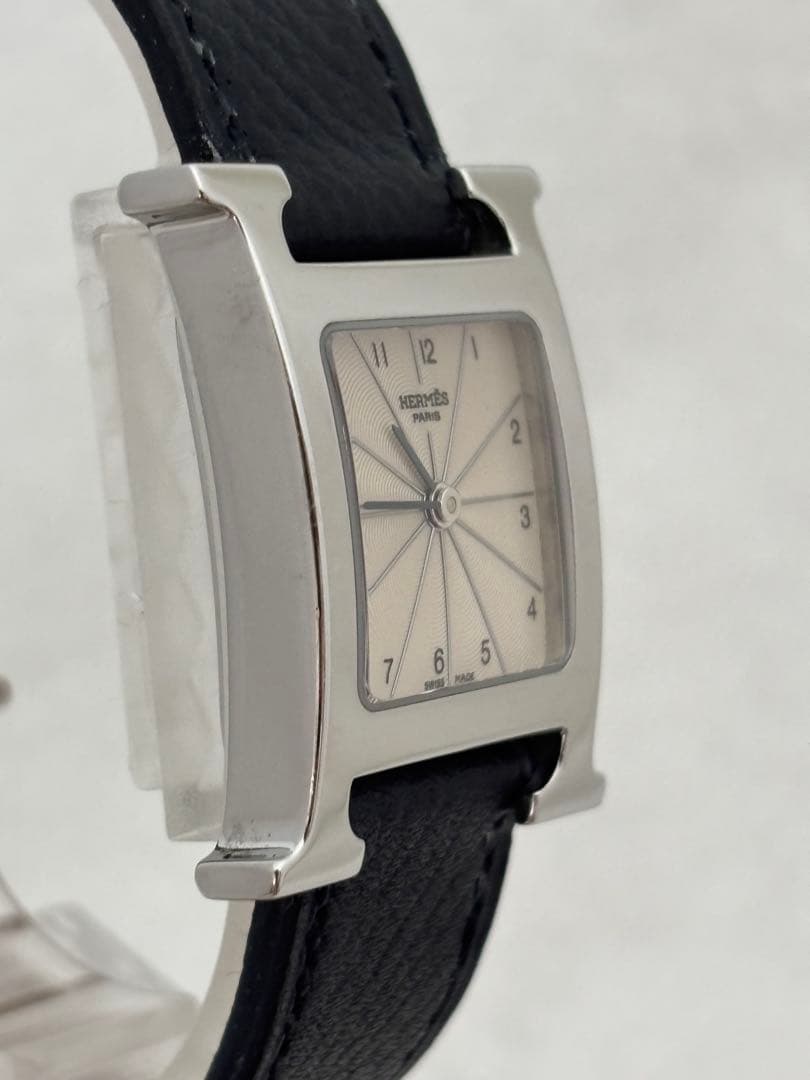 【美品】エルメス Hウォッチ クォーツ【HH1.210】【稼働品】レディース