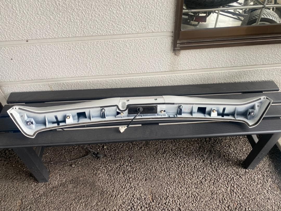 送料込 ワゴンR MH55S リアスポイラー ハイマウント付き パールホワイト