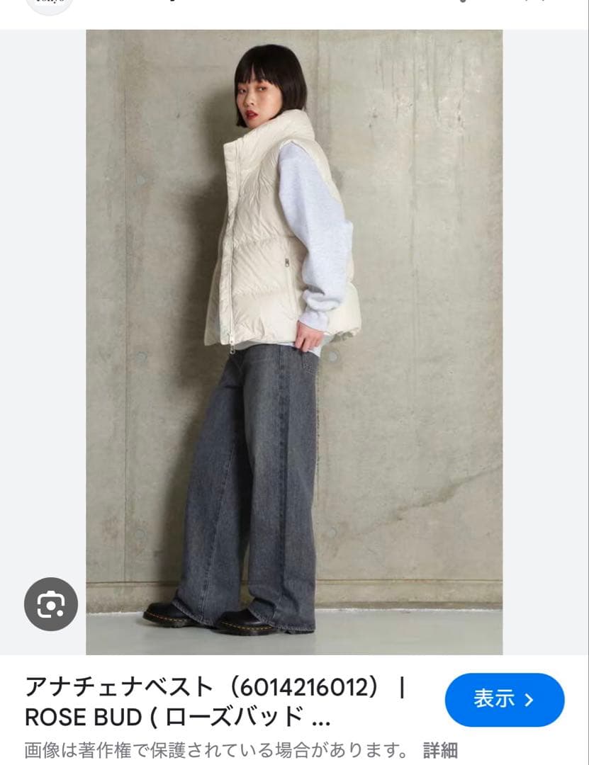 ケープホーン　ダウンベスト