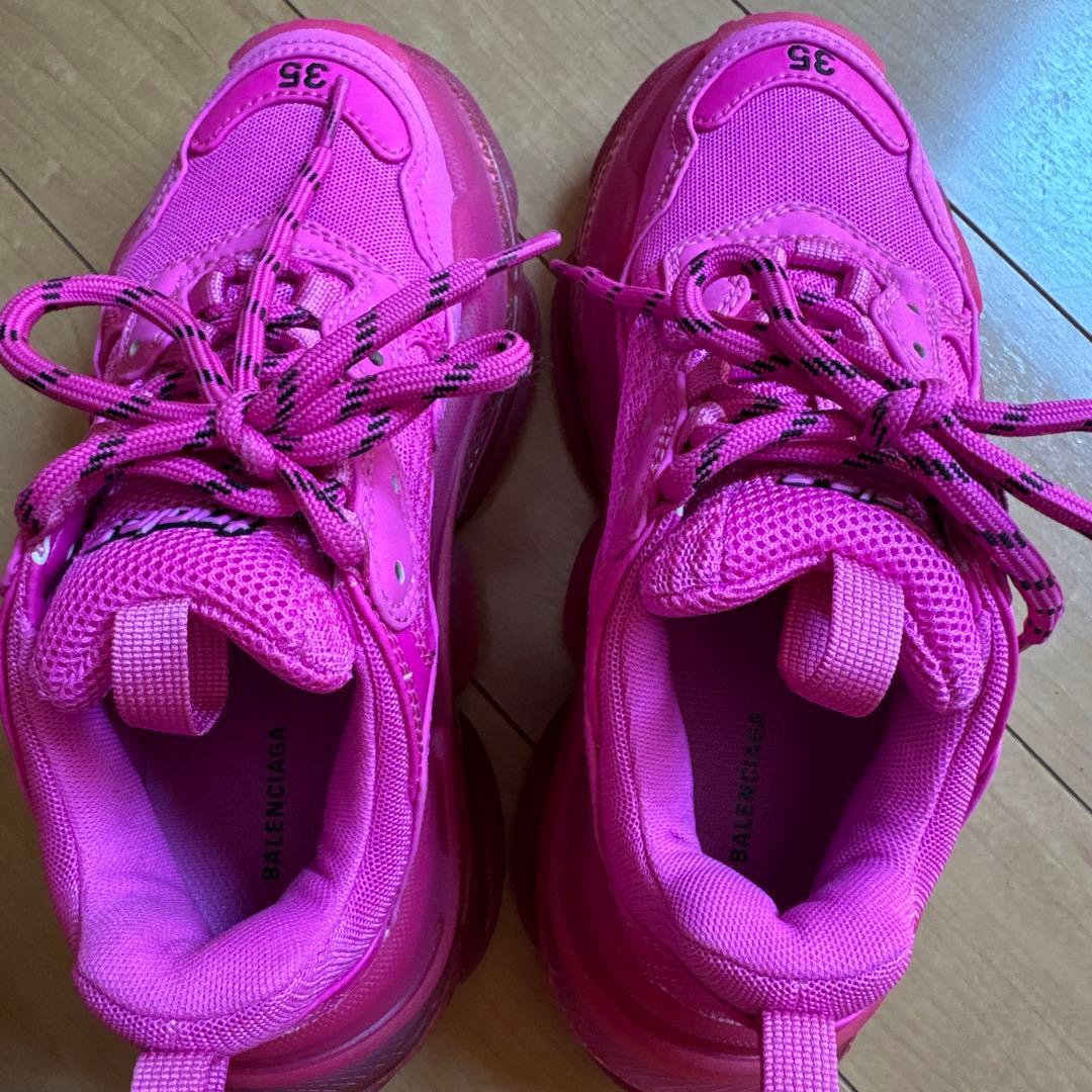 BALENCIAGA ピンク スニーカー 35