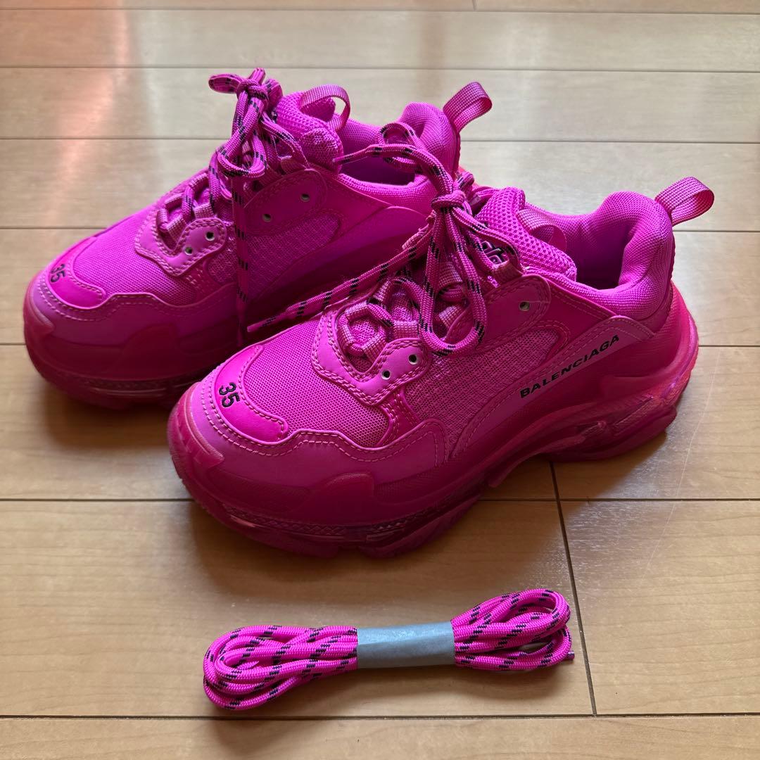 BALENCIAGA ピンク スニーカー 35
