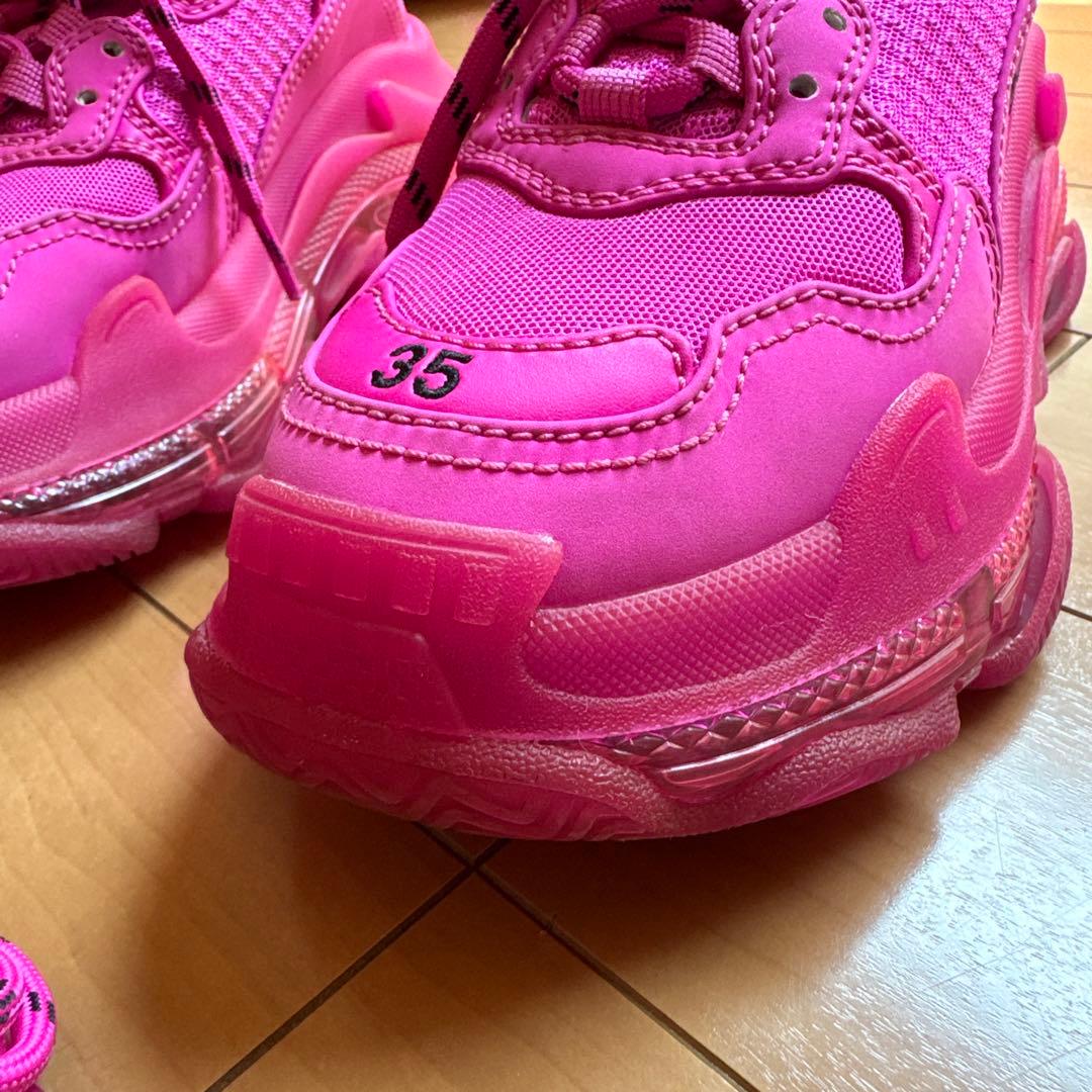 BALENCIAGA ピンク スニーカー 35