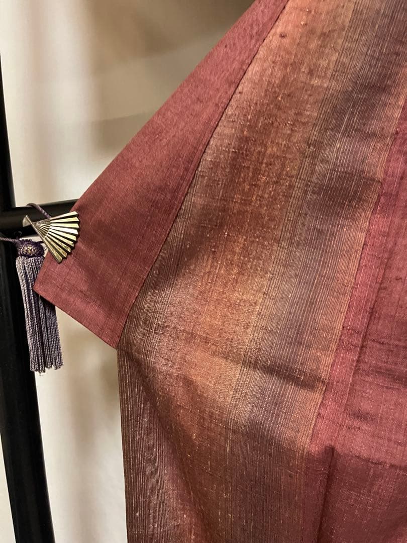 ☘️早い者勝ち☘️【国宝品】●岐阜県無形文化財【郡上紬】●幻の紬●草木染●紬●着物