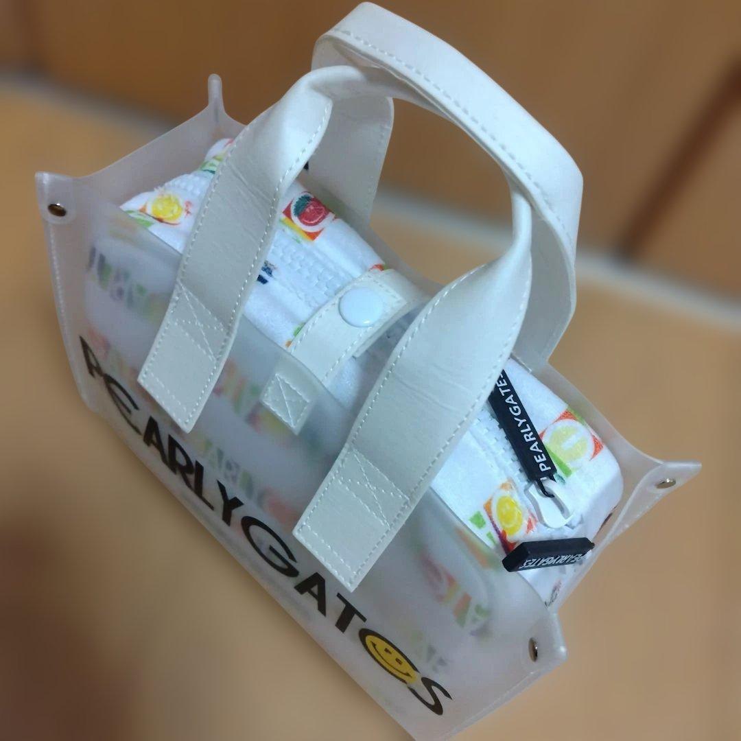 パーリーゲイツ　PEARLY GATES　ビオニコシールボーダー柄 カートバッグ