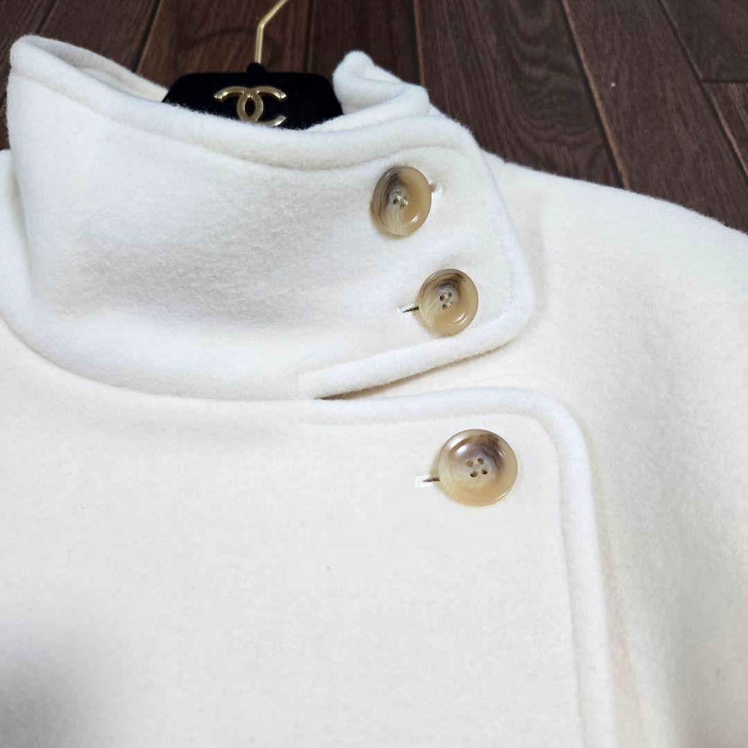 本日削除◆未使用◆ノーブル MTR ウール カシミヤ スタンドカラー コート