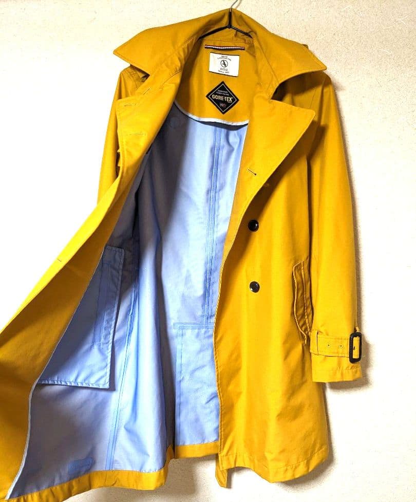 AIGLE　トレンチコート　ゴアテックス　レインコート　GORE-TEX　美品