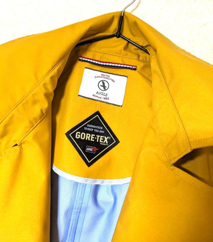 AIGLE　トレンチコート　ゴアテックス　レインコート　GORE-TEX　美品