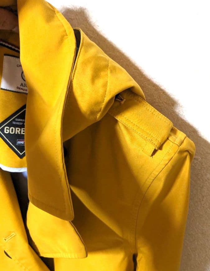 AIGLE　トレンチコート　ゴアテックス　レインコート　GORE-TEX　美品