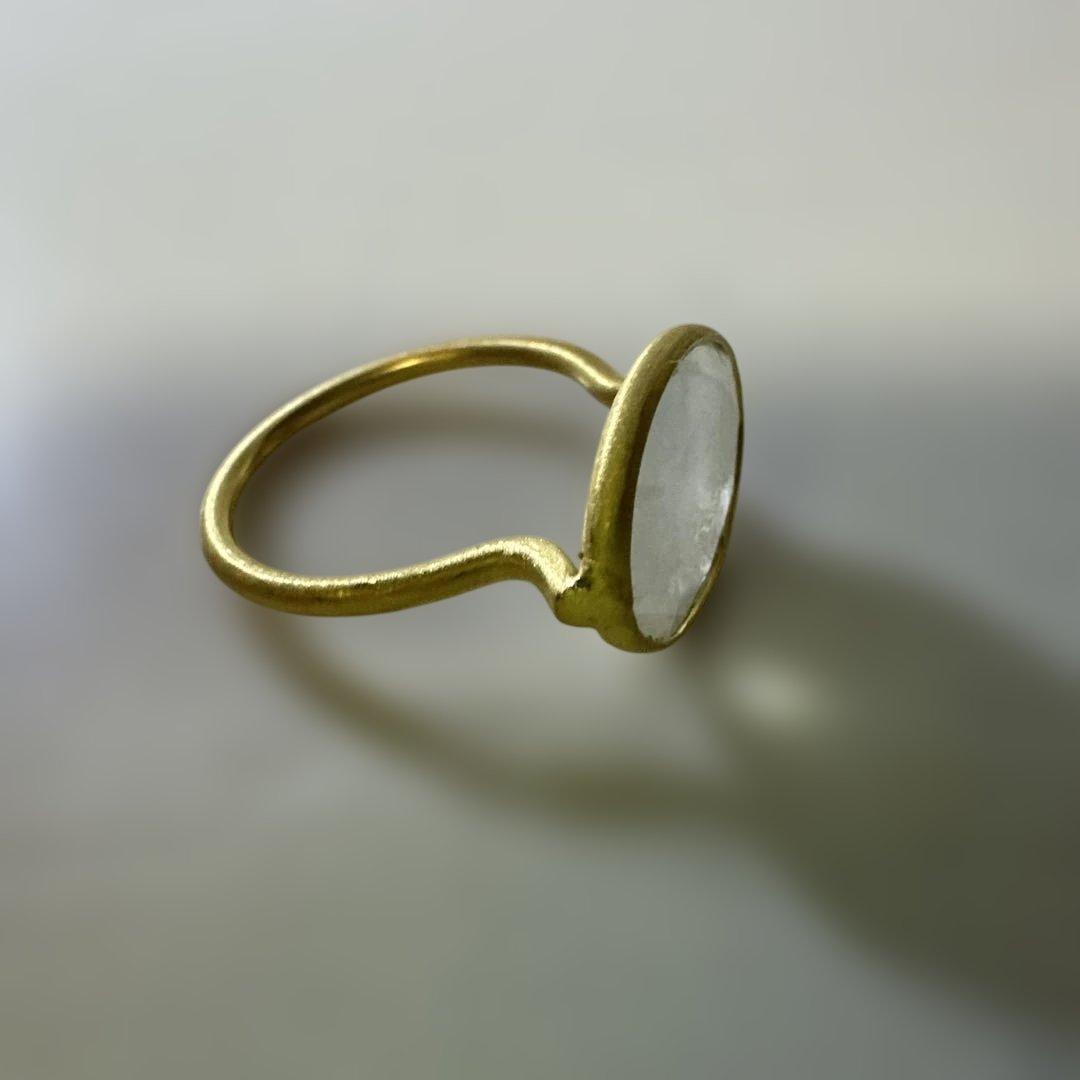 ☆Odul☆レインボームーンストーン☆ネックレス & リング☆未使用品☆