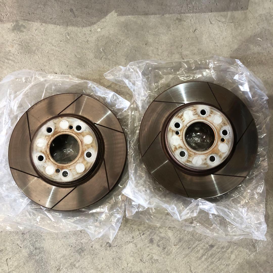 シルビアS15 スペックR フロントブレーキローター左右セット スリット入り