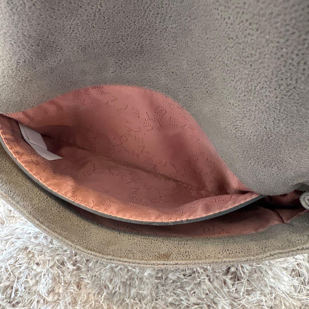 ステラマッカートニー ファラベラ チェーンショルダーバッグ グレー