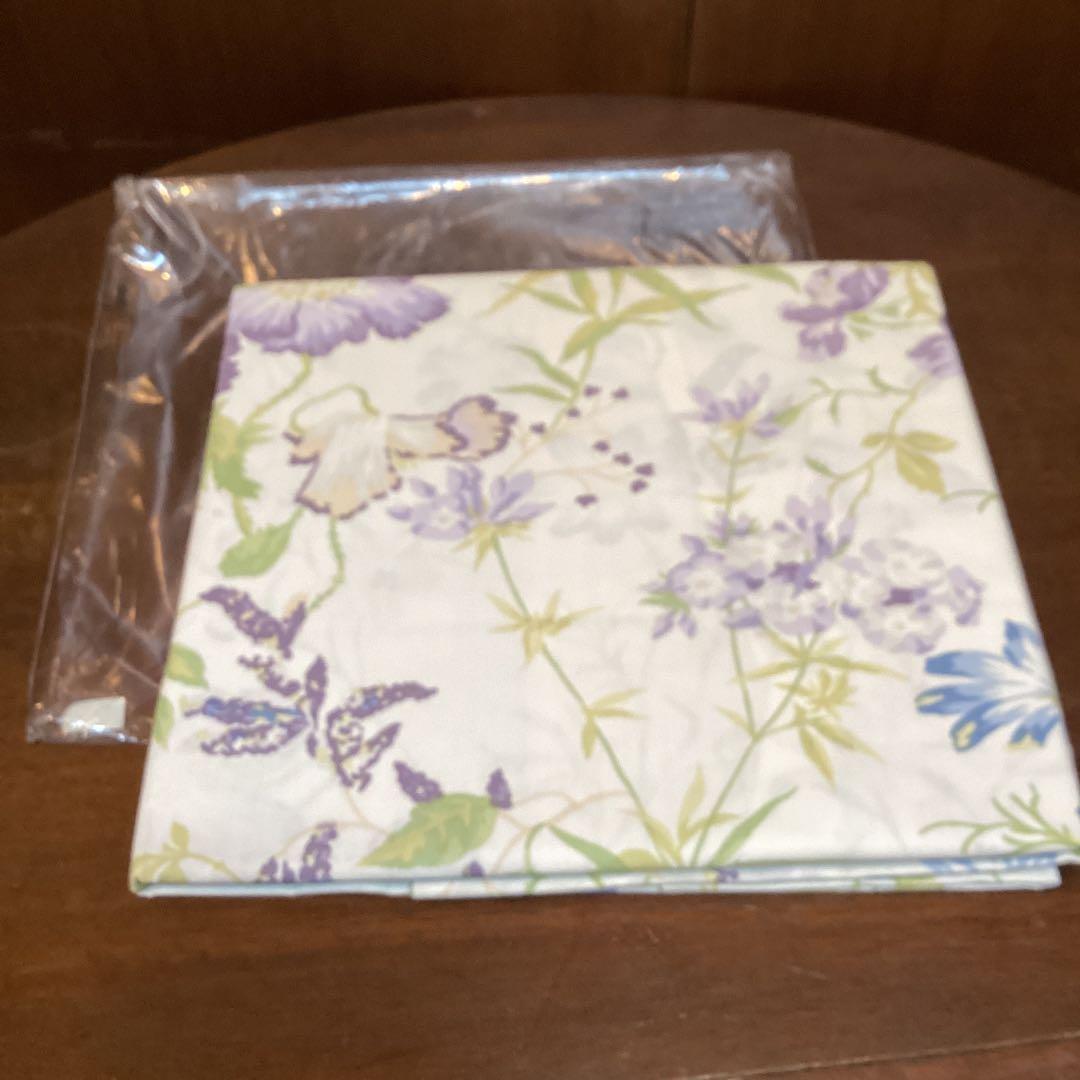 ローラアシュレイ シングル デュベカバーとピローケースセットニーシャ/ラベンダー