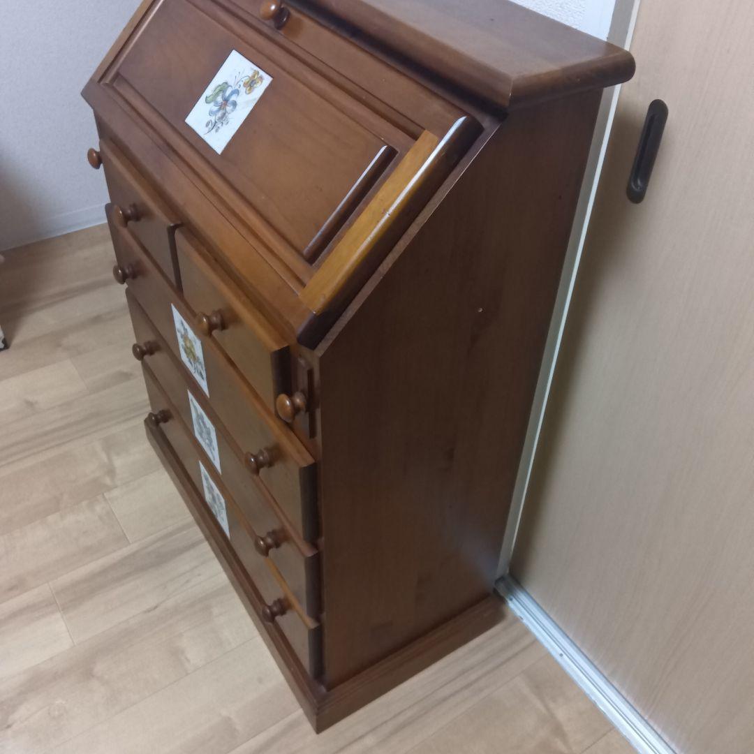 木製　スペイン家具　ビューロー　アクタス　チェスト　デスク