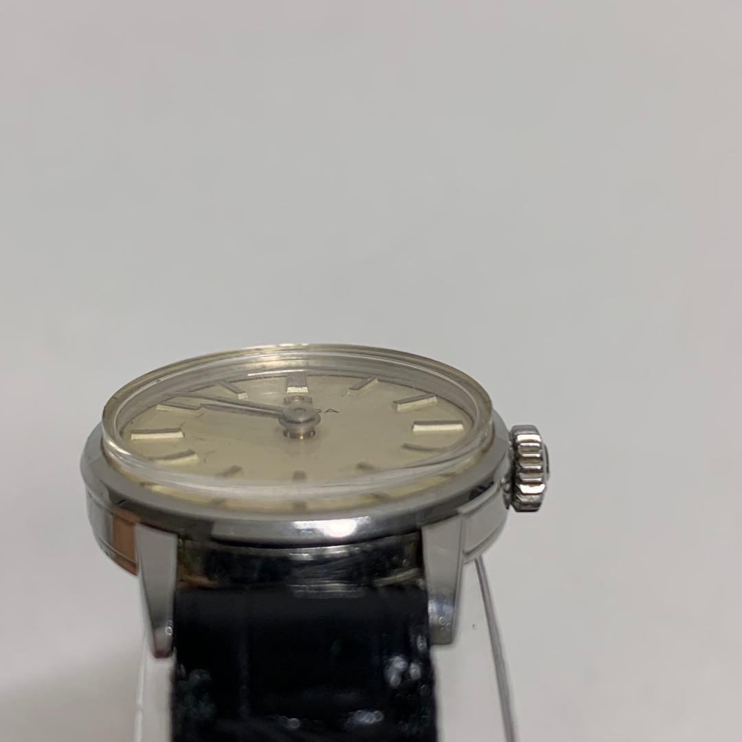 【稼働】オメガ レディース 手巻き ラウンド　アンティーク 腕時計