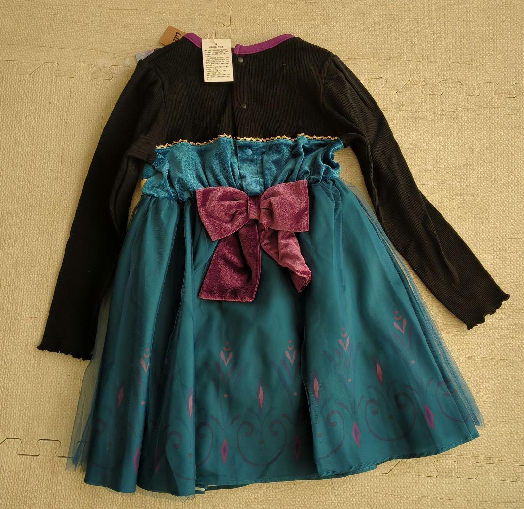 しまむら　リトシー　アナ雪　エルサ　戴冠式　ケープ　ポンチョ　ワンピース