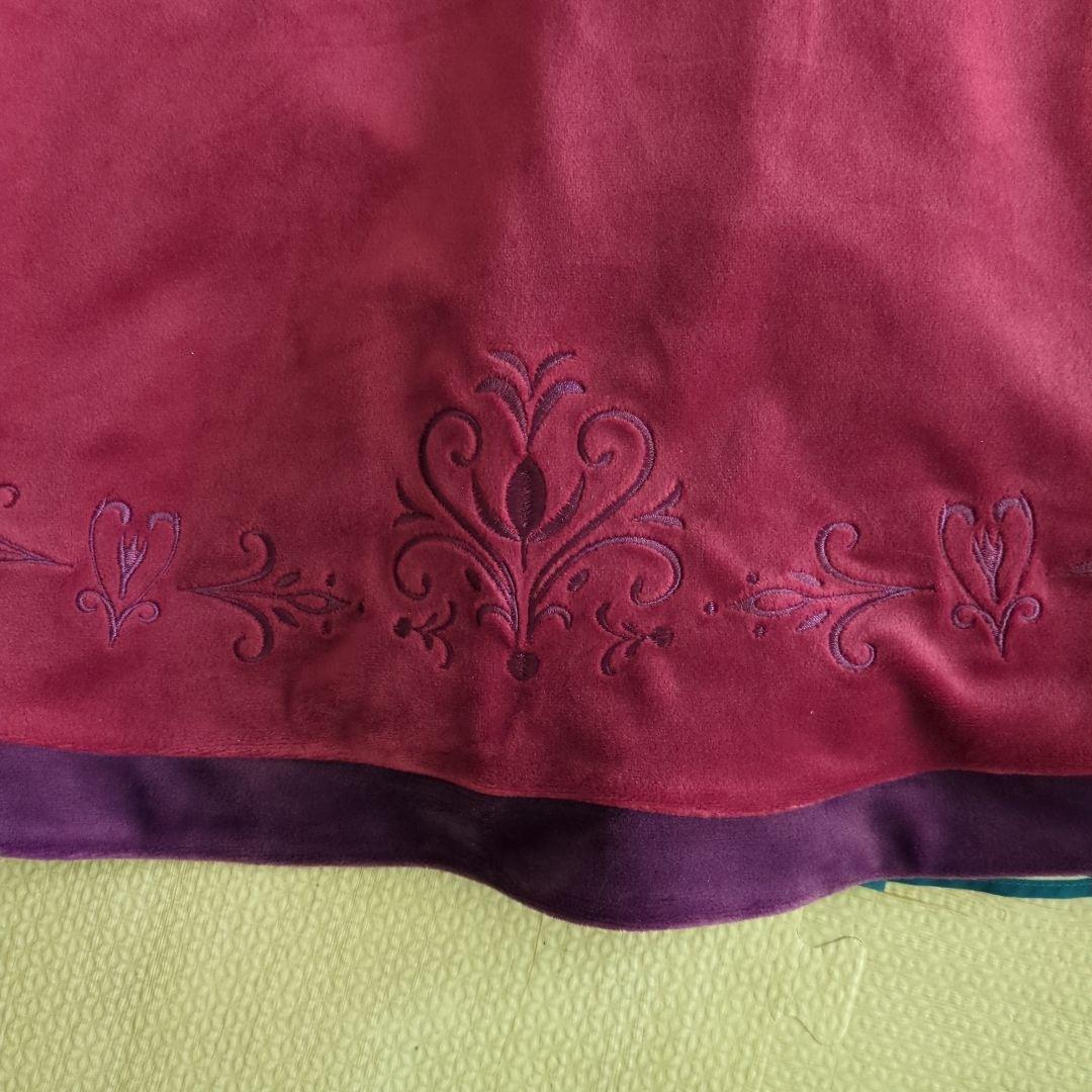 しまむら　リトシー　アナ雪　エルサ　戴冠式　ケープ　ポンチョ　ワンピース