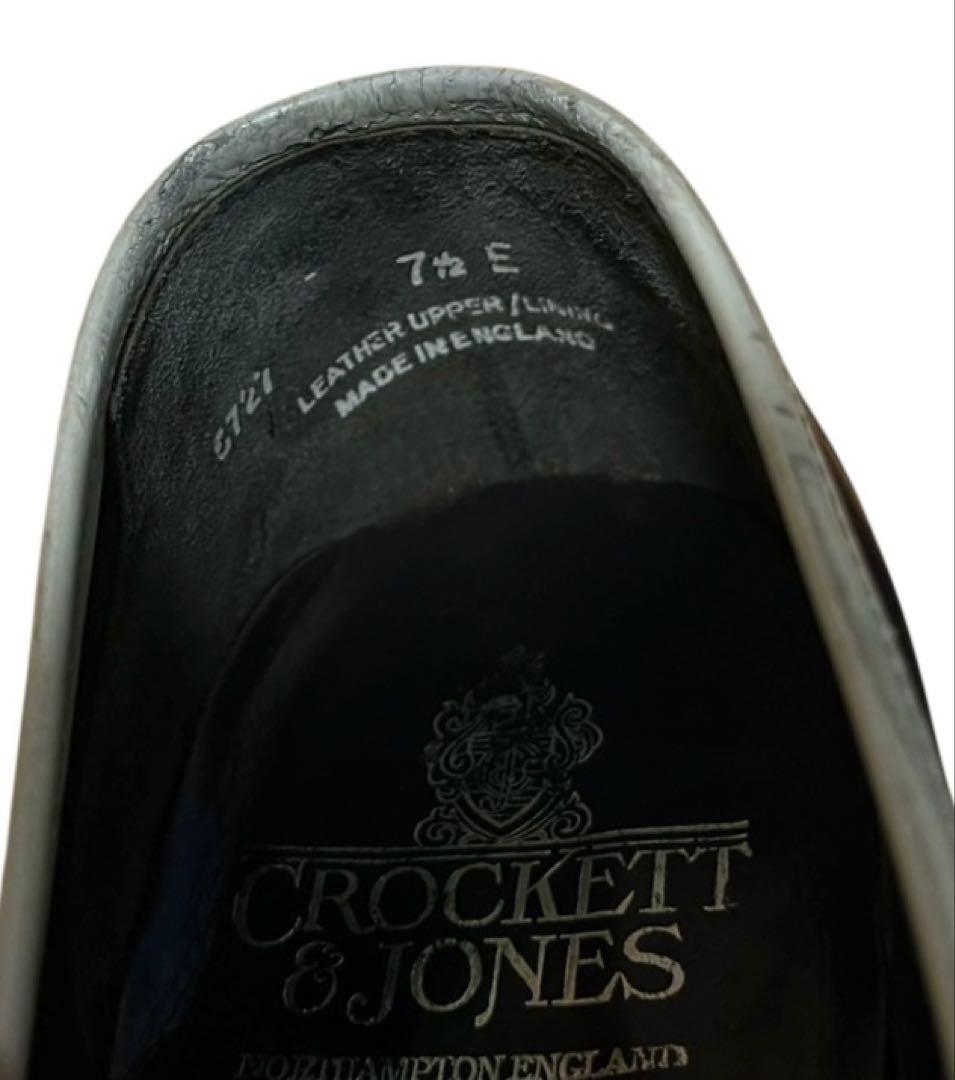 CROCKETT&JONES コンビ レザー ペニー ローファー7.5