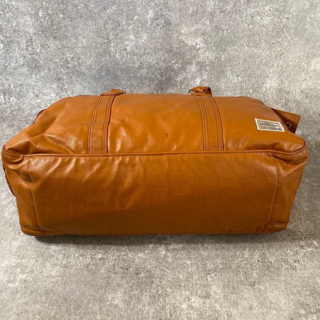 PORTER ポーター フリースタイル　ボストンバッグ　トート　レザー　キャメル