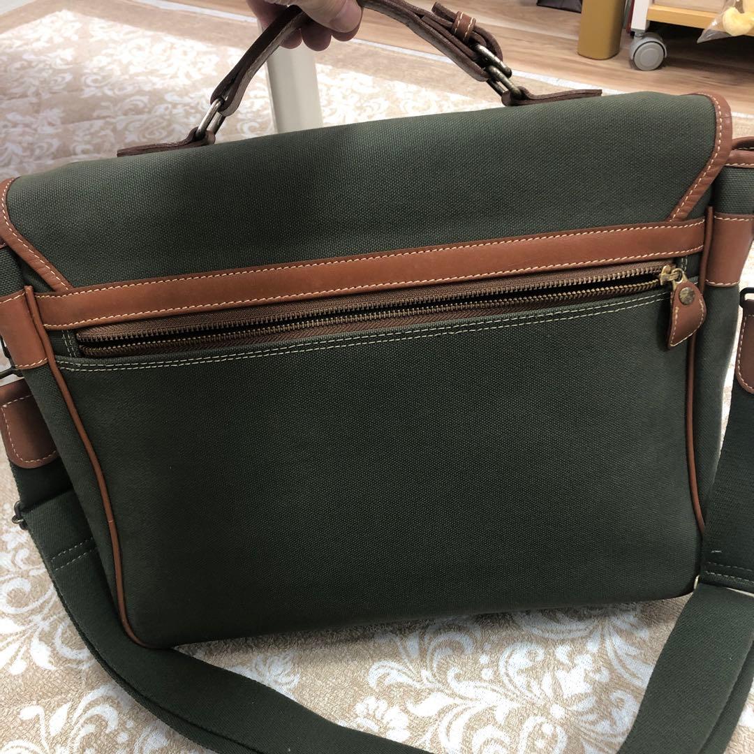 10/7まで限定デッドス未使用Burberryキャンバスレザー製 2wayバッグ