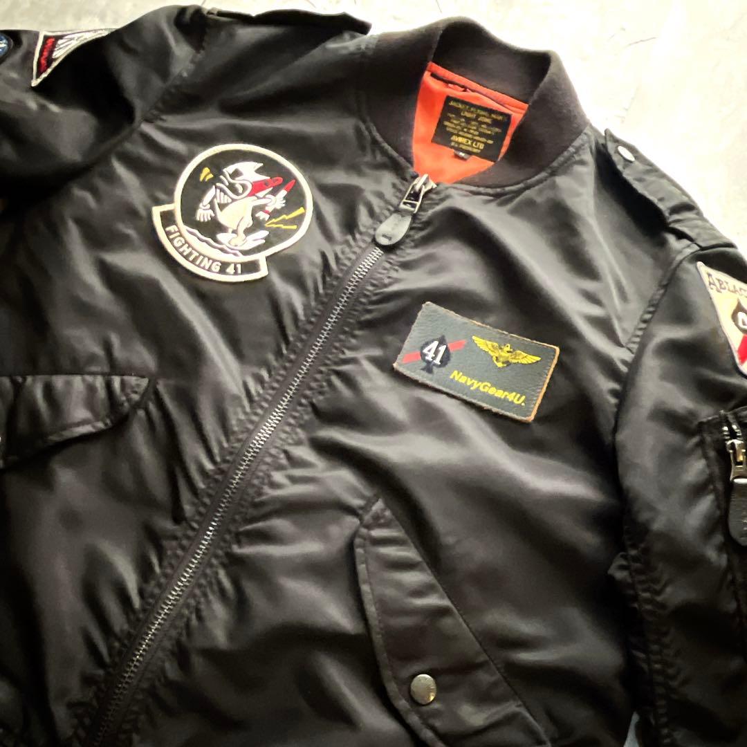 アヴィレックス　AVIREX ブラックエース L-2A フライトジャケット　M