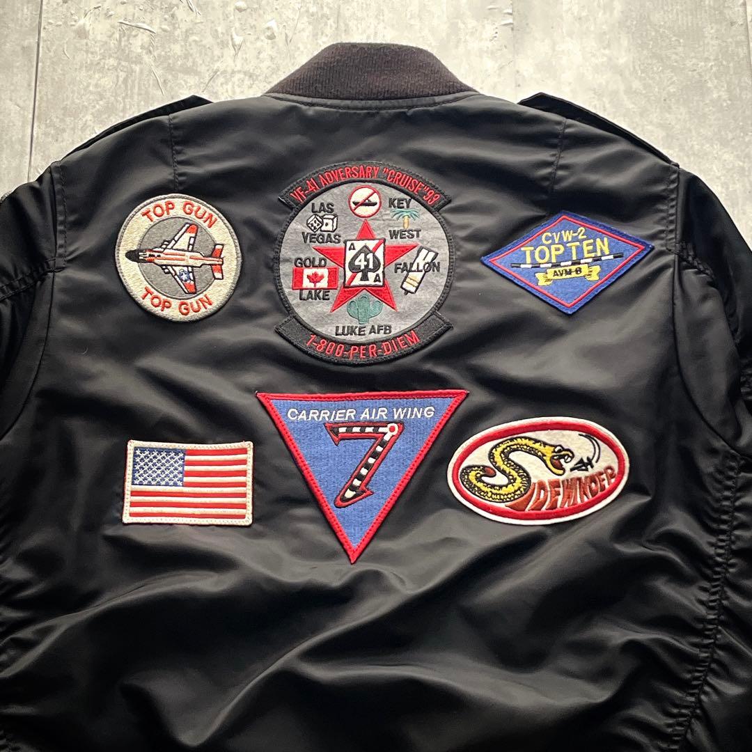 アヴィレックス　AVIREX ブラックエース L-2A フライトジャケット　M