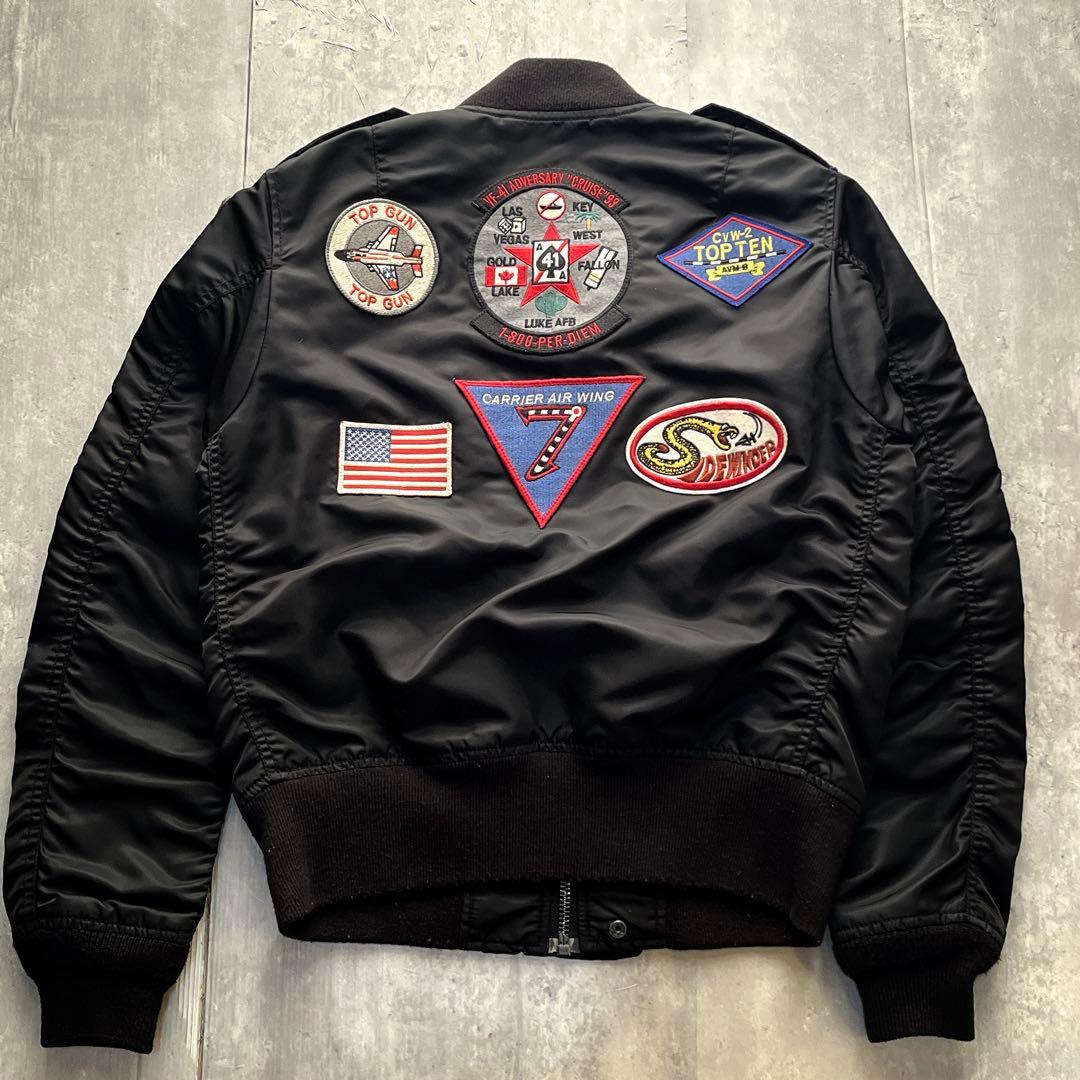 アヴィレックス　AVIREX ブラックエース L-2A フライトジャケット　M