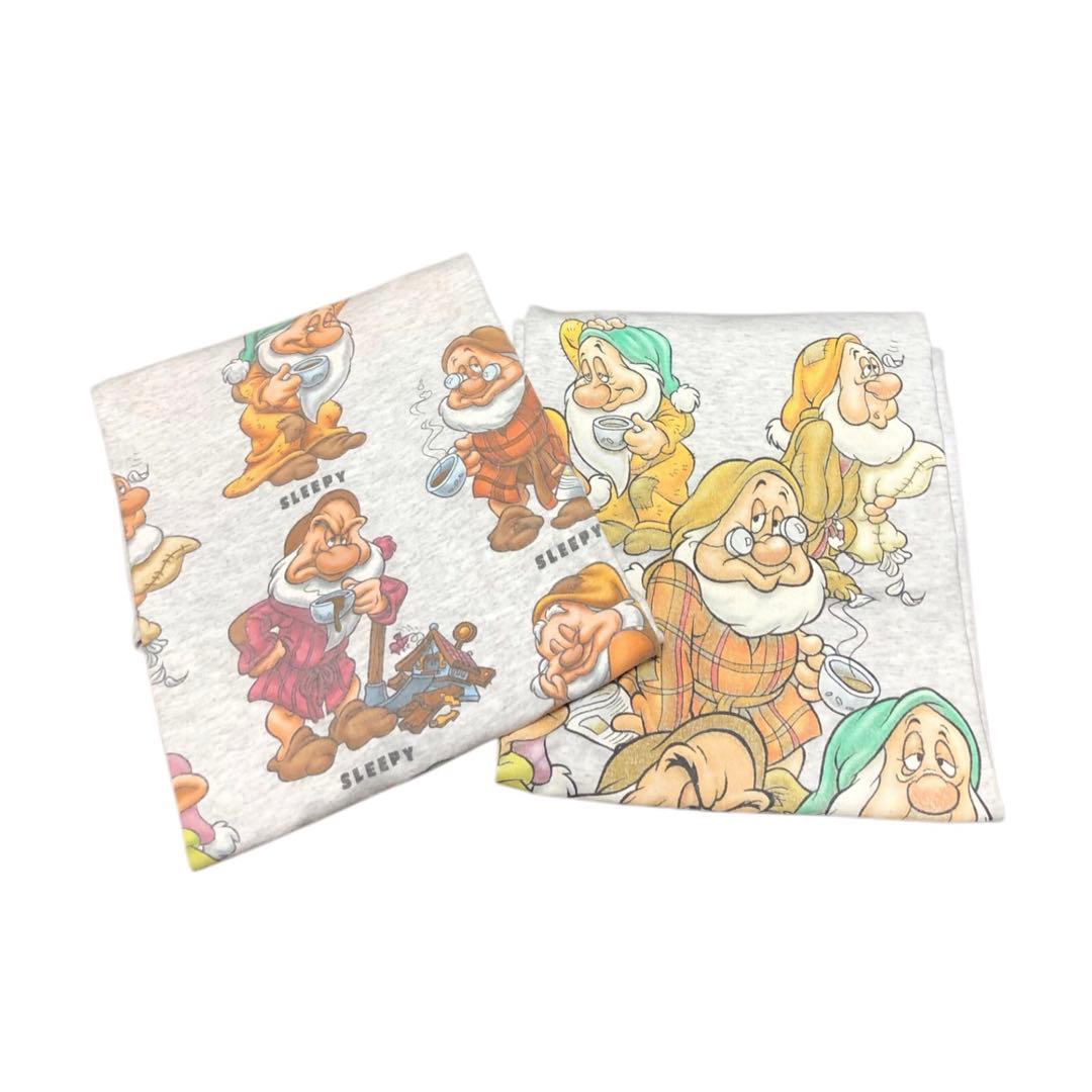 90s 七人のこびと 白雪姫 Tシャツ 2枚セット