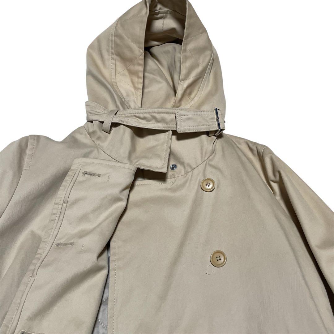 【3way】マックスマーラ 銀タグ ロングコート キルティング フード ライナー