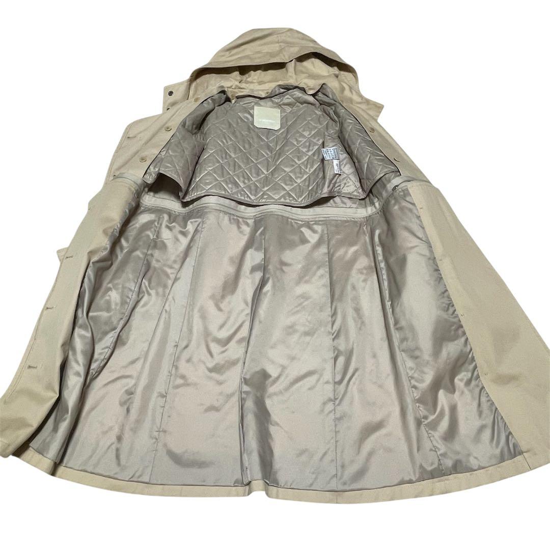 【3way】マックスマーラ 銀タグ ロングコート キルティング フード ライナー