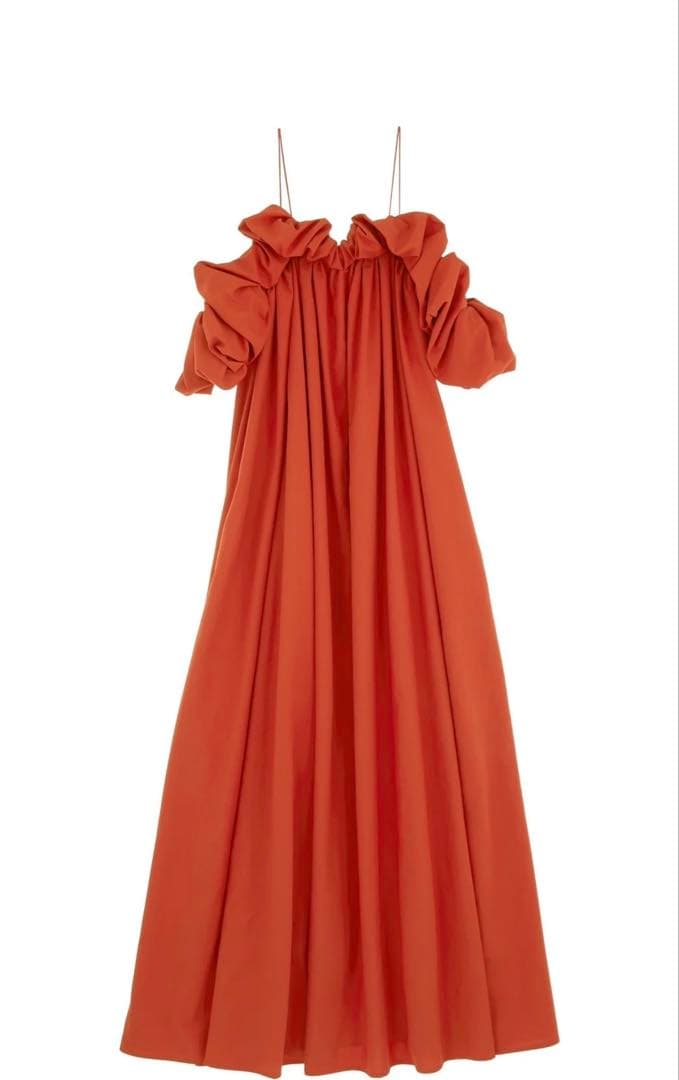 値下げThe toe Erie Frills Onepiece S レッド