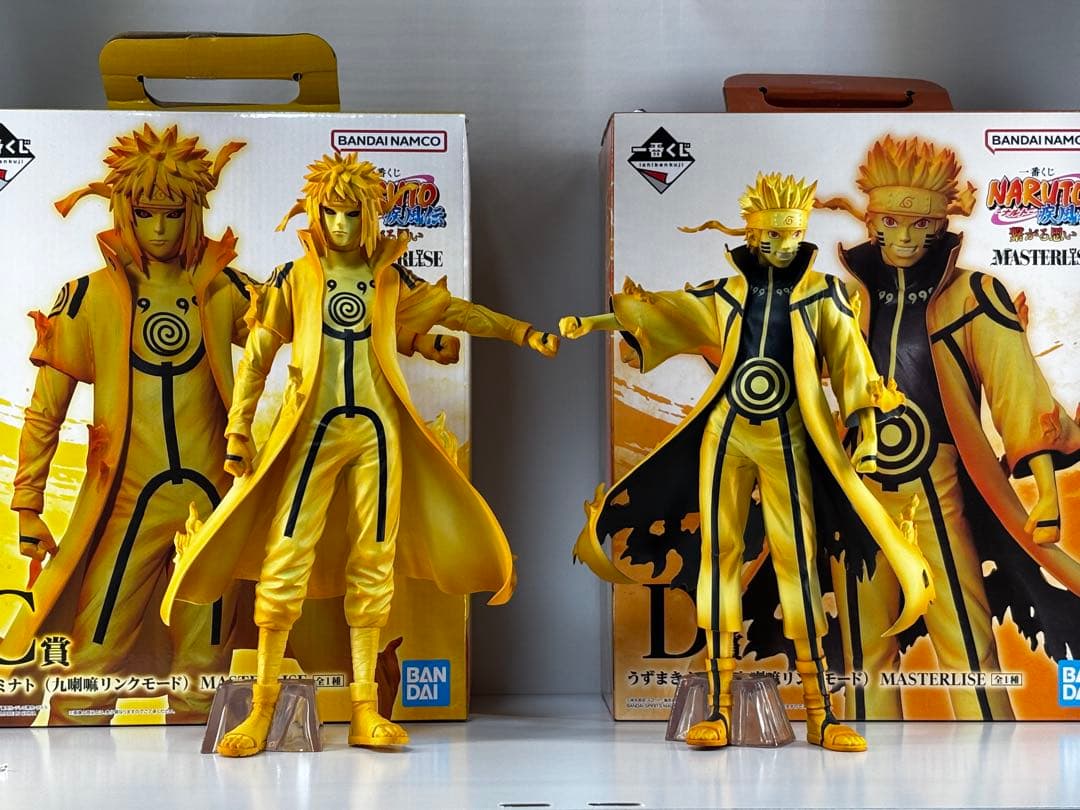 ナルト　一番くじ　繋がる思い　C賞　ミナト D賞　ナルト　セット