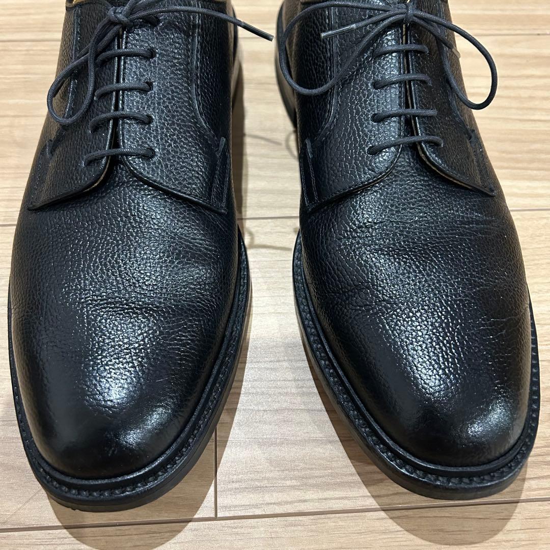 リーガル　プレントゥシューズ　シボ革