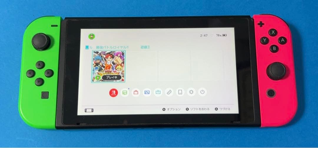 ニンテンドースイッチ本体 Nintendo Switch ネオングリーン、ピンク