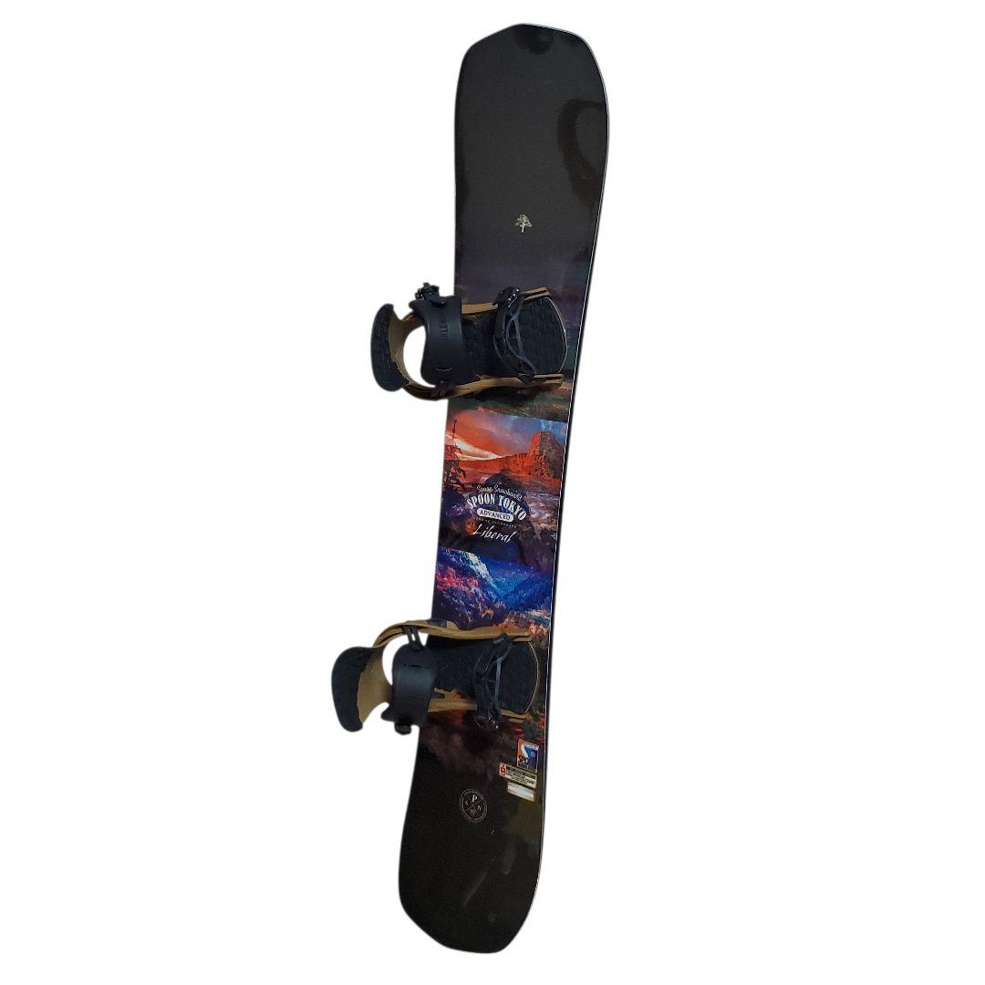 SPOON LIBERAL 158cm SALOMON ビンディング 2点セット