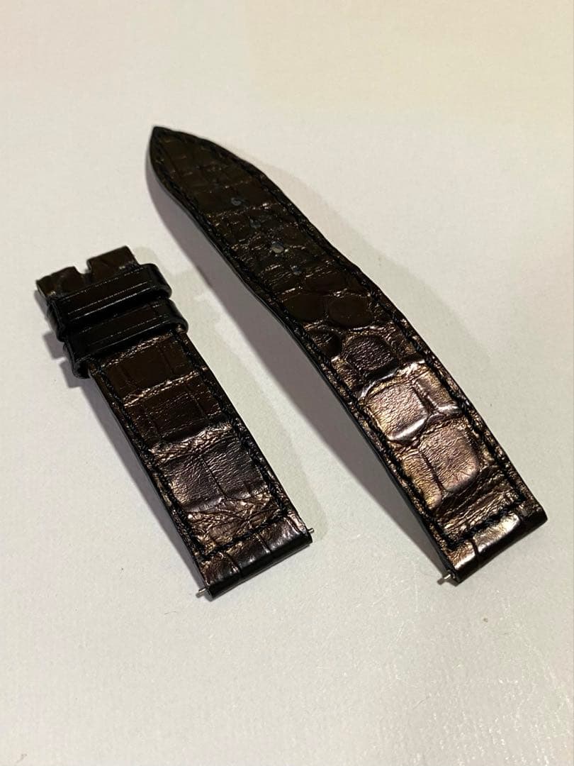 16mm フランクミュラー 純正 メタリック ストラップ ベルト