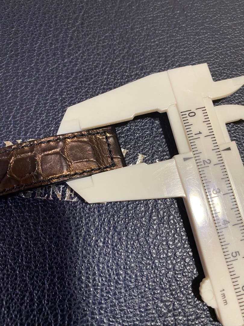 16mm フランクミュラー 純正 メタリック ストラップ ベルト