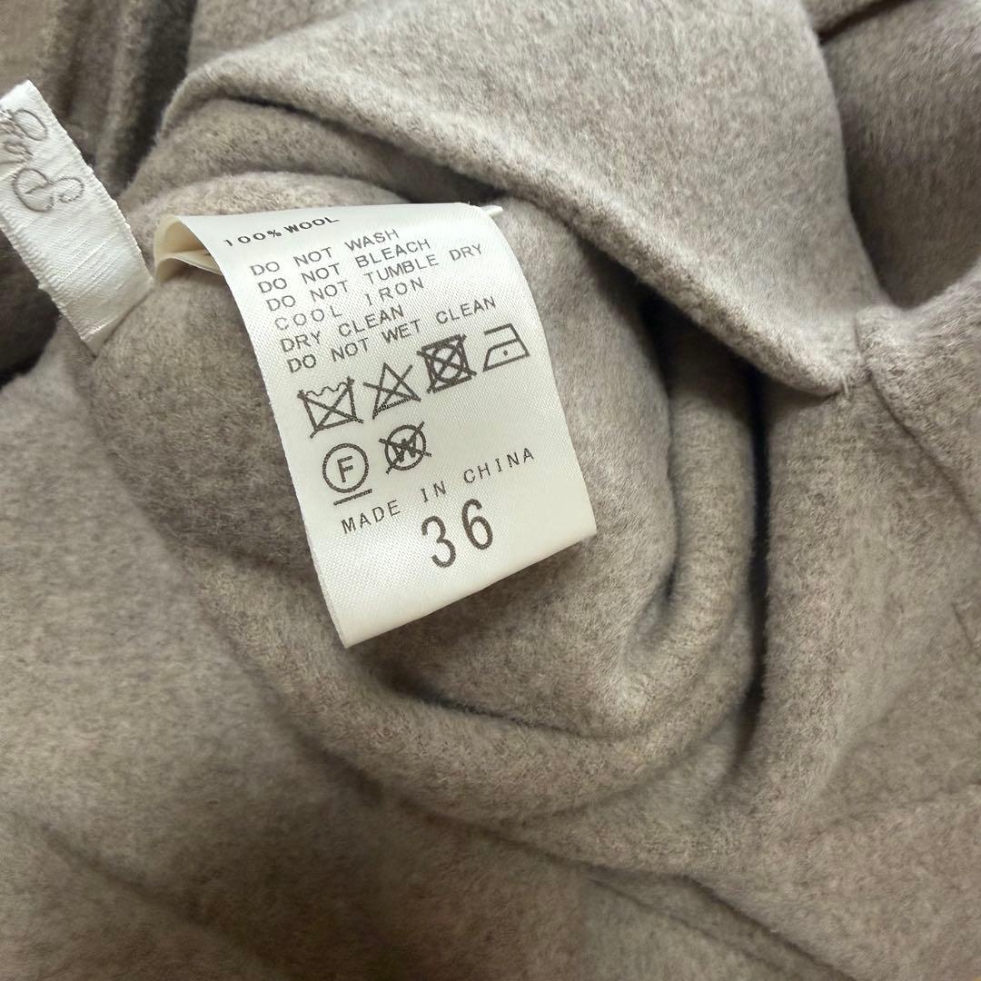 plage ハミルトンハーフコート　ベージュ　36