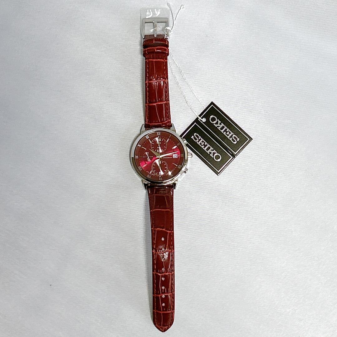 新品 未使用 SEIKO セイコー クロノグラフ 腕時計 SNDV37P1