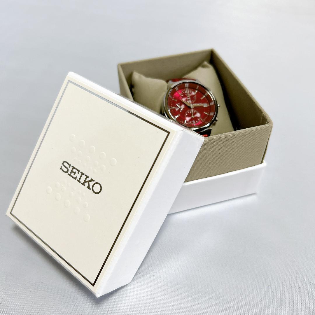 新品 未使用 SEIKO セイコー クロノグラフ 腕時計 SNDV37P1