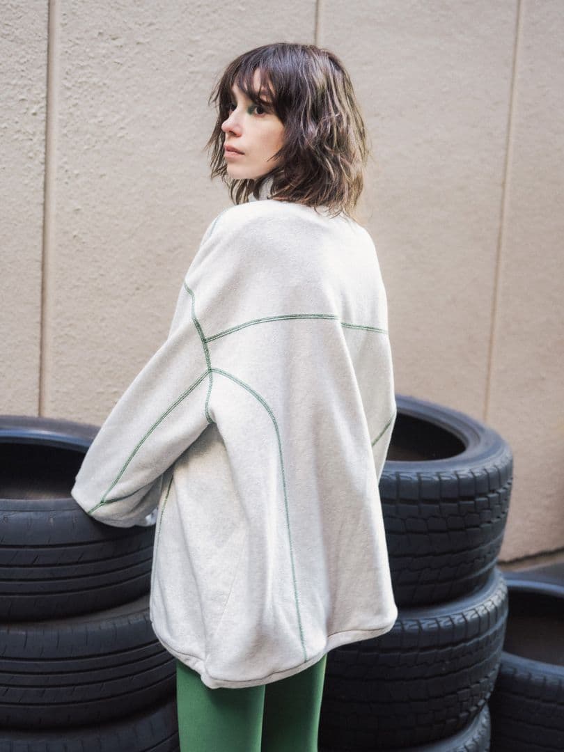 トップス ELCHELE DISCUSFRENCHTERRYHALFZIPPULLOVER