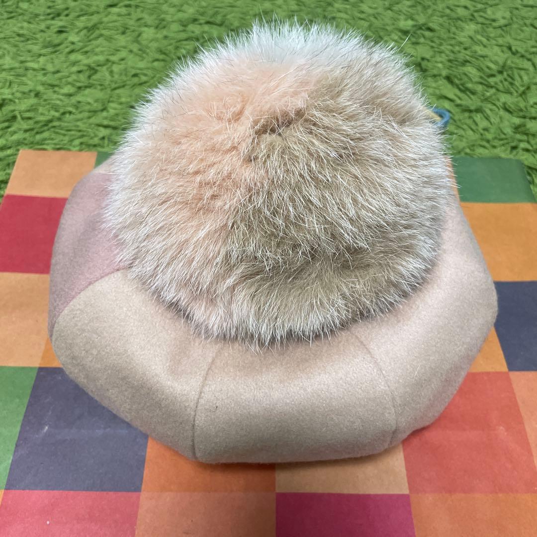 CA4LA★カシラマシュマロDISHポンポンベレー帽