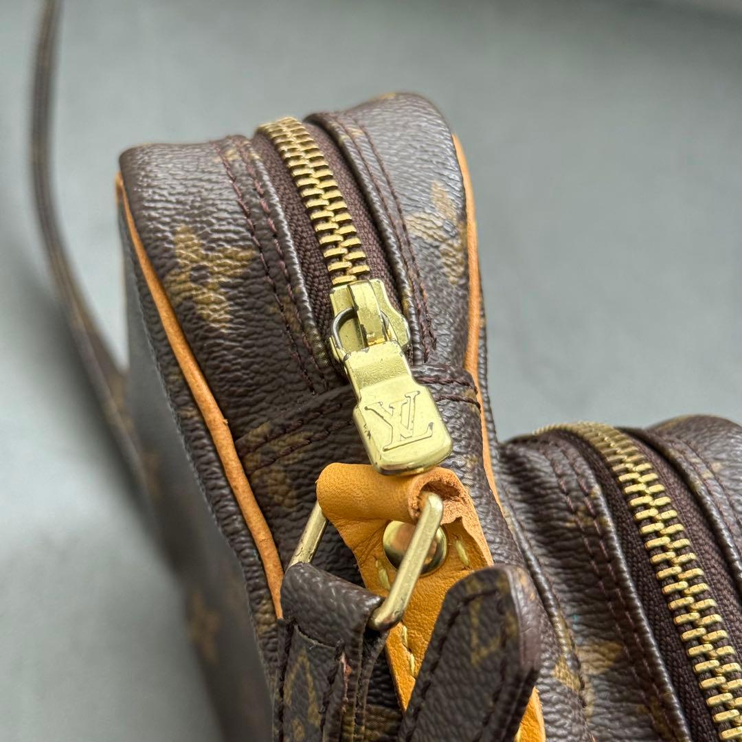 専用 ルイヴィトン アマゾン ショルダーバッグ モノグラム レザー ブラウン