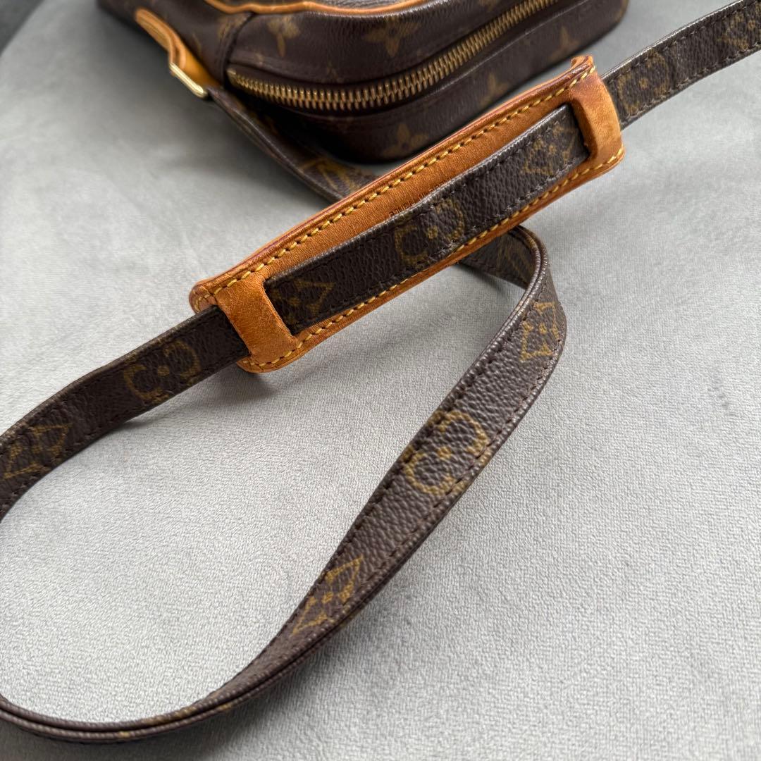 専用 ルイヴィトン アマゾン ショルダーバッグ モノグラム レザー ブラウン