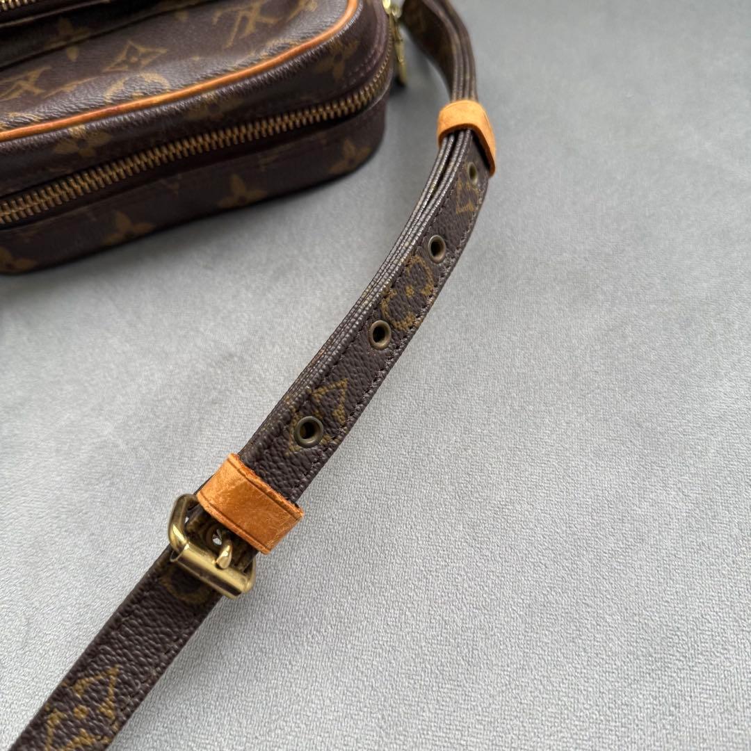 専用 ルイヴィトン アマゾン ショルダーバッグ モノグラム レザー ブラウン