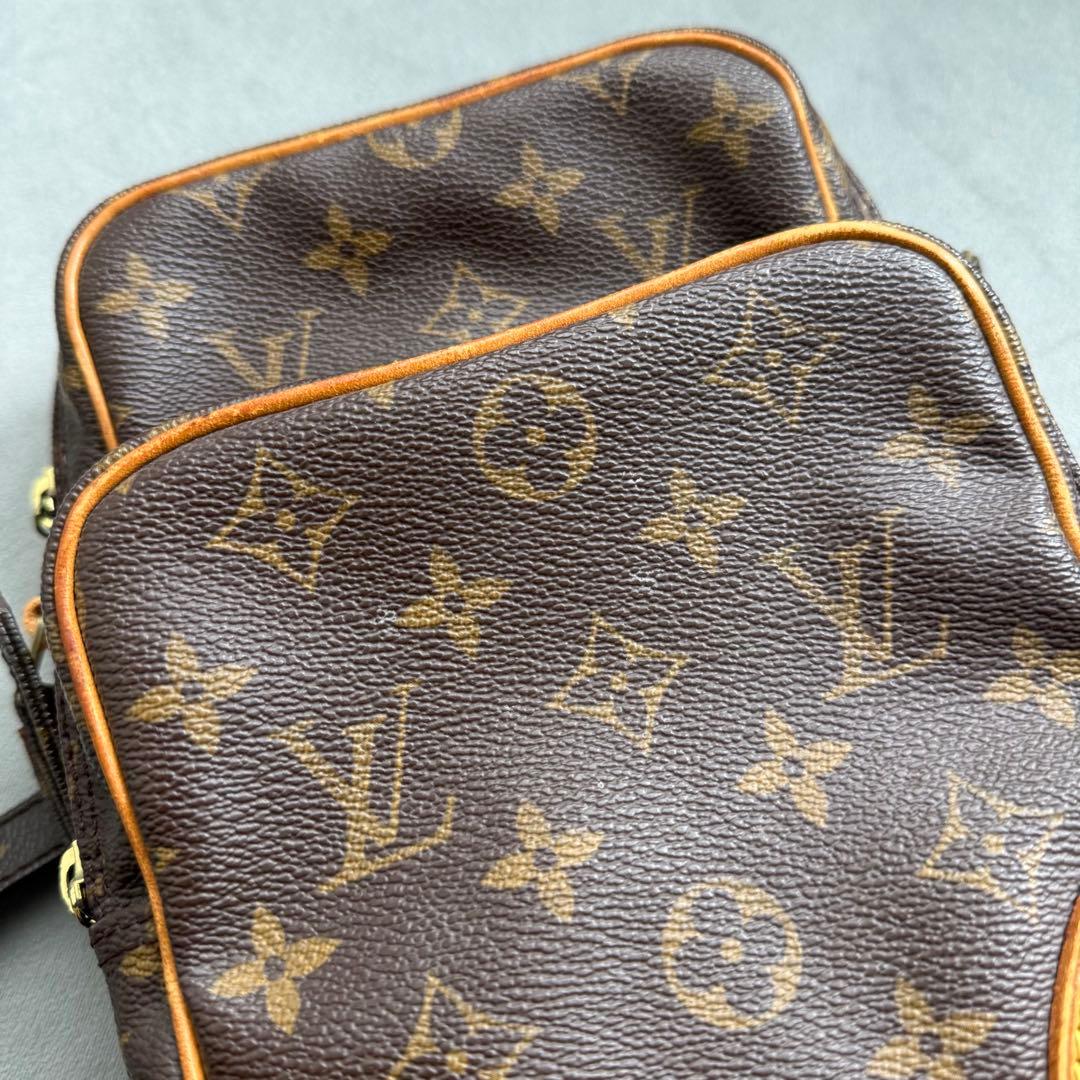 専用 ルイヴィトン アマゾン ショルダーバッグ モノグラム レザー ブラウン